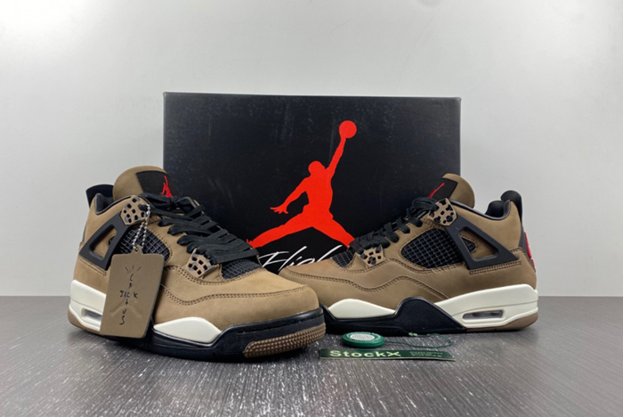 Travis Scott x Air Jordan 4 Retro Brown TS AJ4-882335