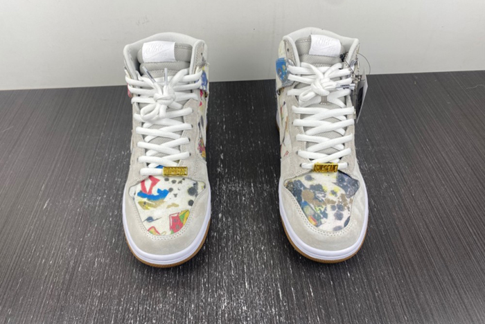Sup x Nike SB Dunk High  Rammellzee FD8779-100