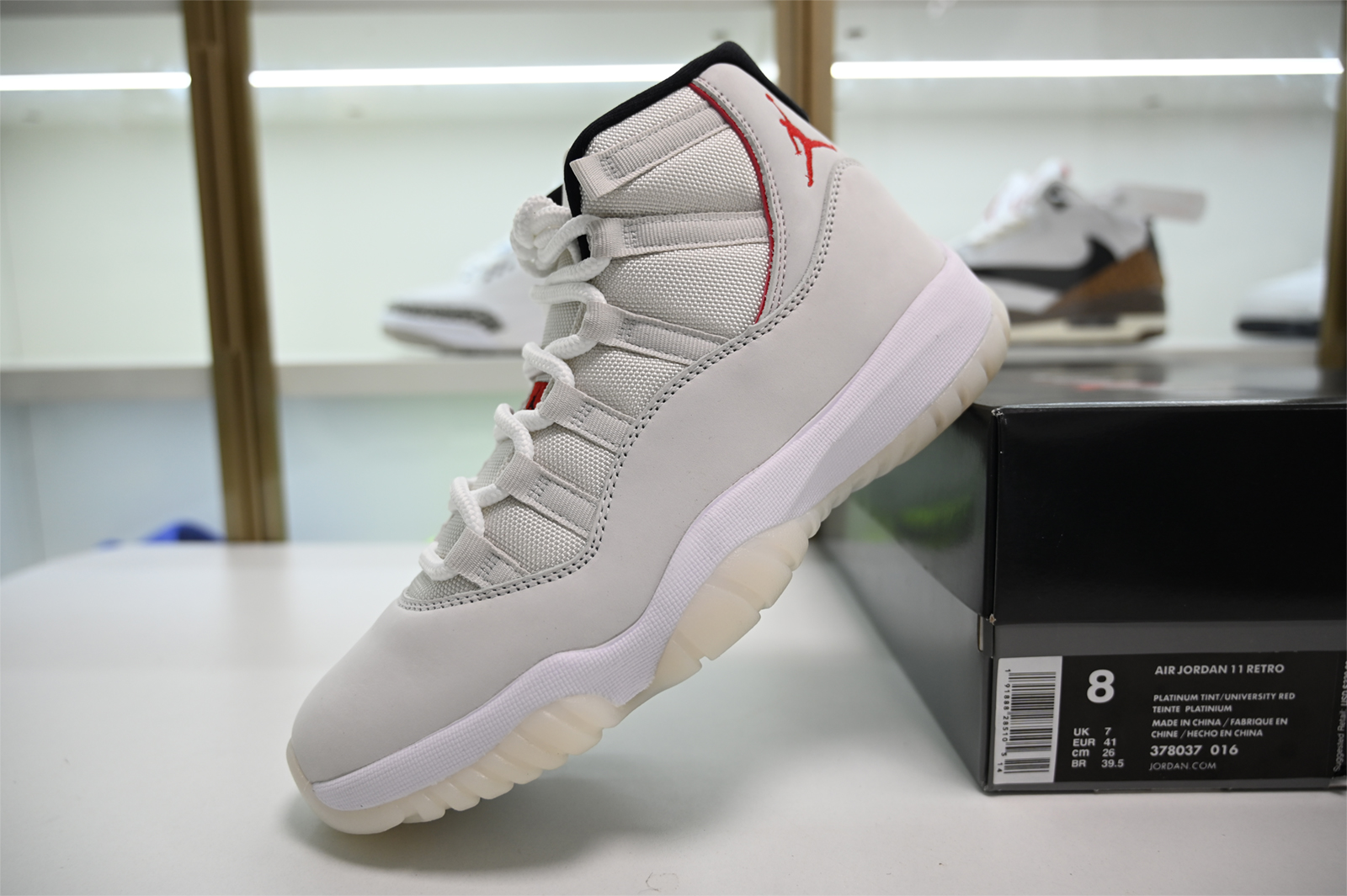 Air Jordan 11 “Platinum Tint” 378037-016