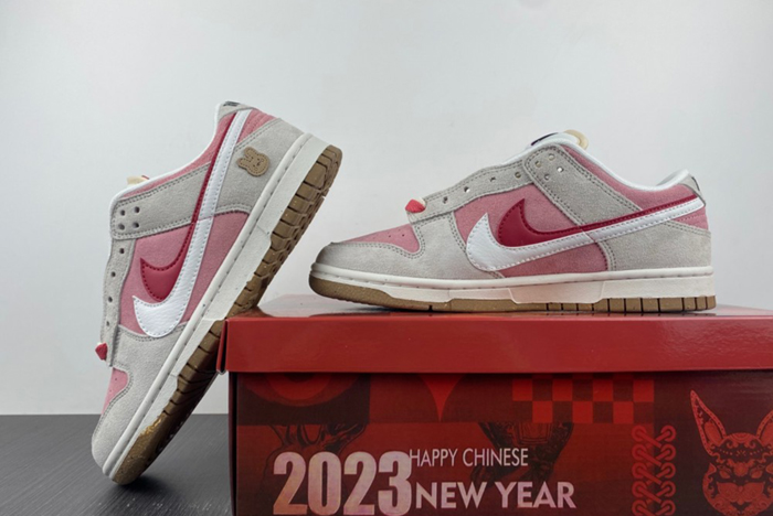 Nike SB Dunk Low SE 85 Double Swoosh Sail Red Pink DO9457-117