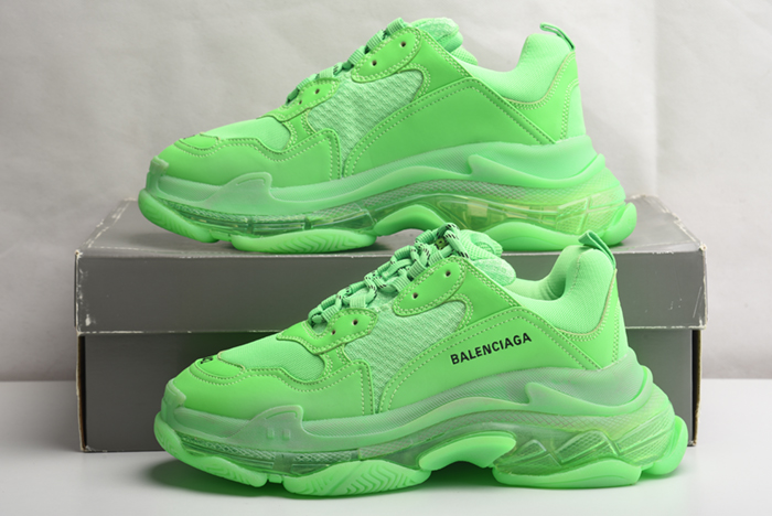 BALENCIAGA TRIPLE S NEON GREEN - 541624 W09OL 3801