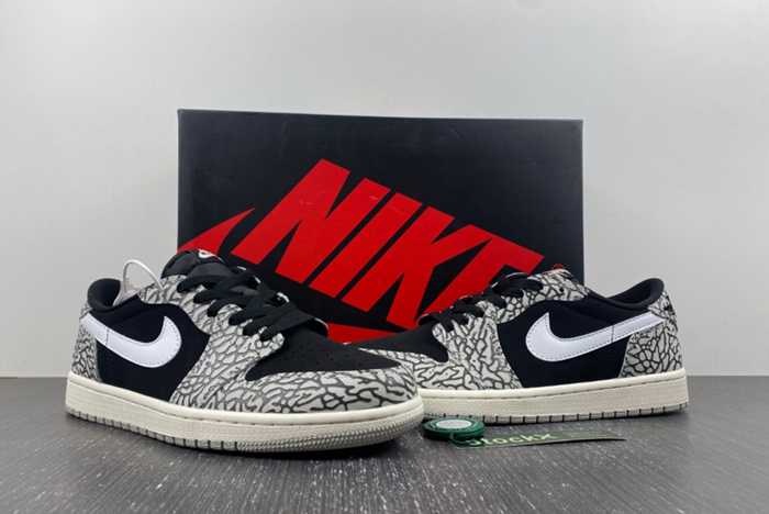 Jordan 1 Retro Low OG Black Cement - CZ0790-001