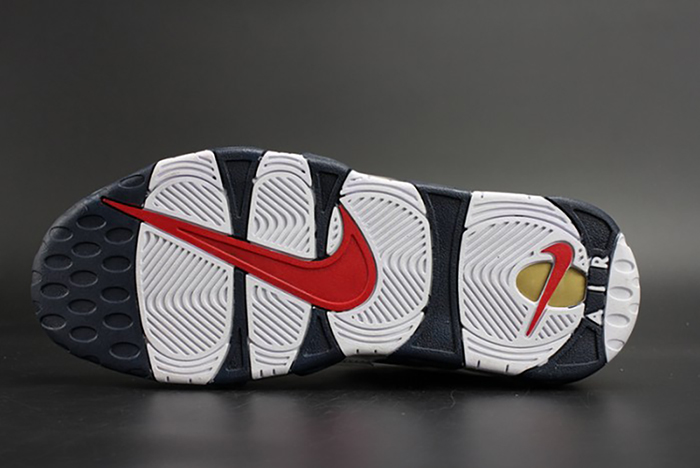 Nike Air More Uptempo "Olympic" White/Midnight Navy mens 414962-104