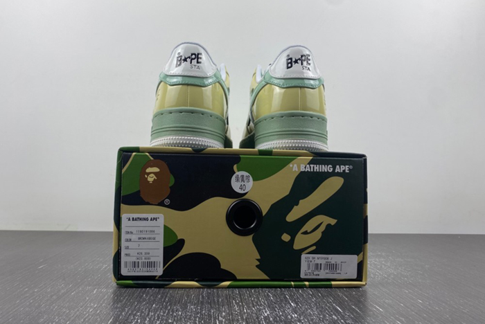 A Bathing Ape Bape Sta Nostalgic Yellow Green
