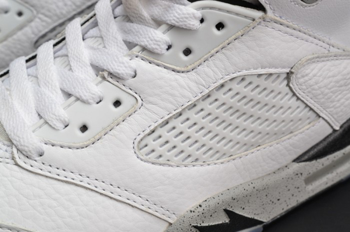 AIR JORDAN 5 RETRO "WHITE CEMENT" mens 136027-104