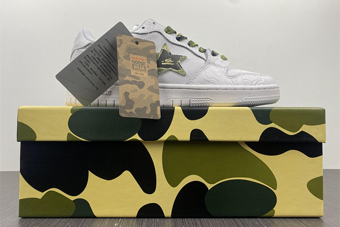 BAPE Bapesta Low Camo - Green