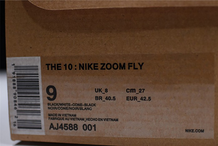Off-White Nike Zoom Fly Black AJ4588-001