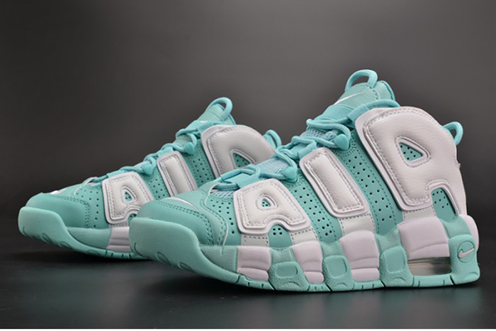Nike Air More Uptempo GS "Island Green" womens 415082-300
