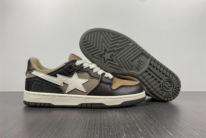 A Bathing Ape Bape Sta BROWN GREY