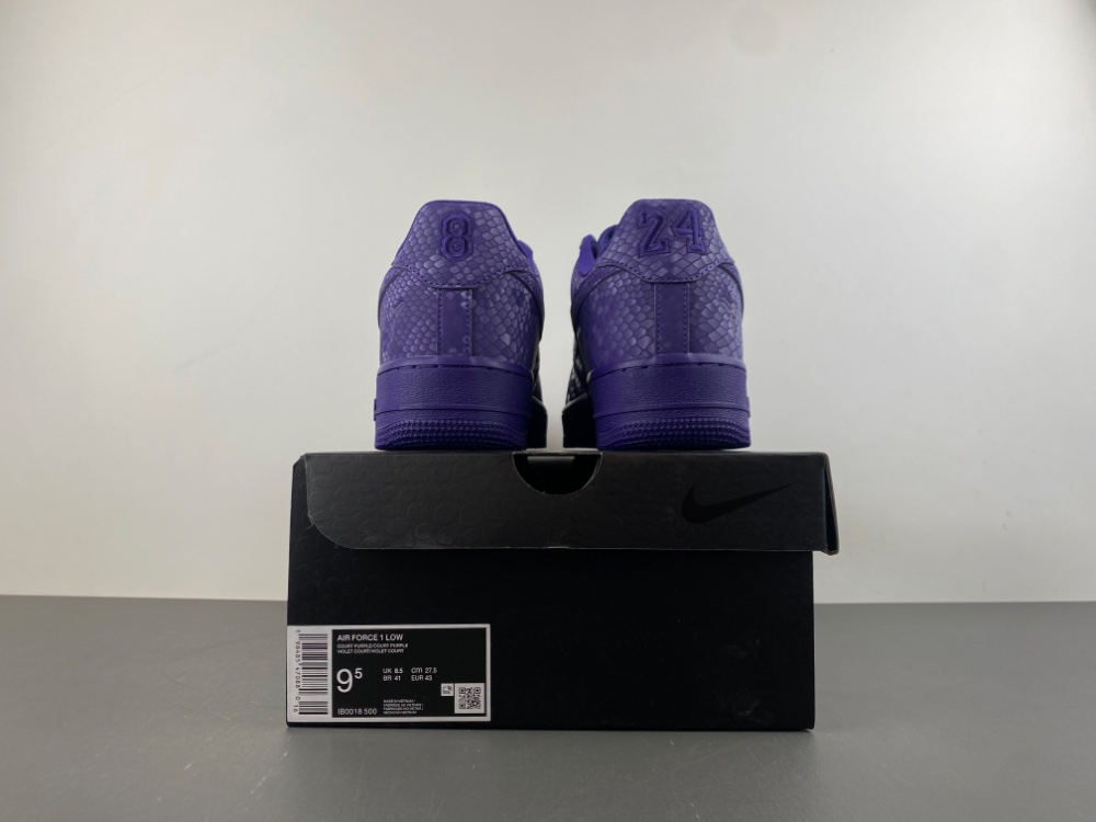 Kobe Bryant x Nike Air Force 1 “Court Purple”IB0018-500